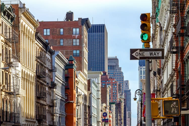 New York City street view