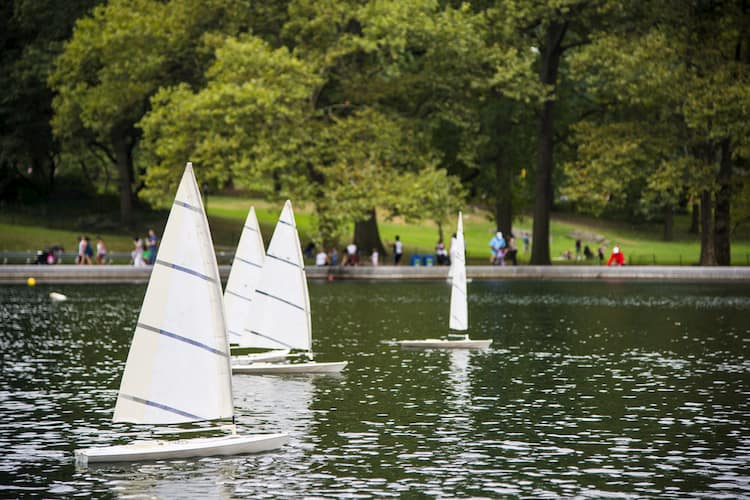 Sailboats on Conservatory Pond