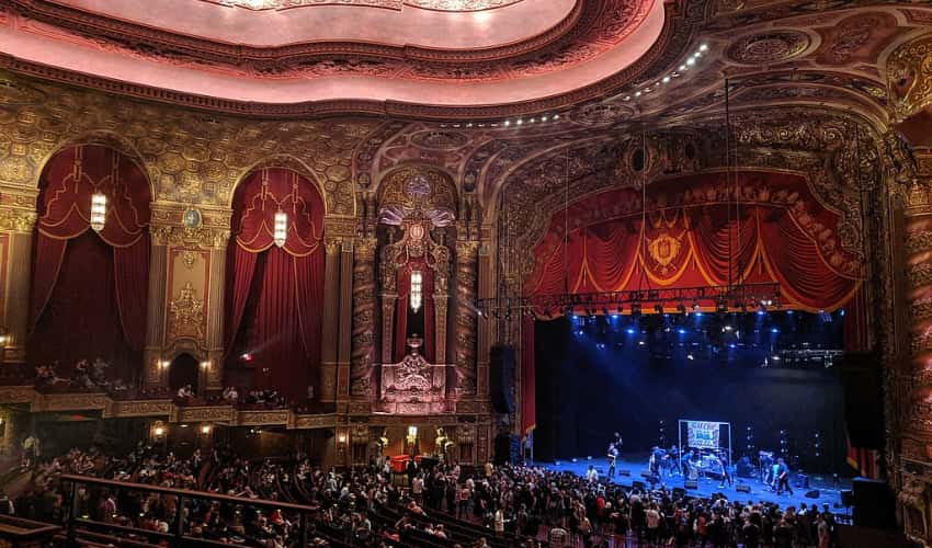 Inside of the Kings Theatre in Brooklyn, New York